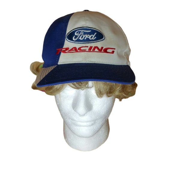 Ford Other - Vintage Ford Racing NASCAR Blue & White Hat